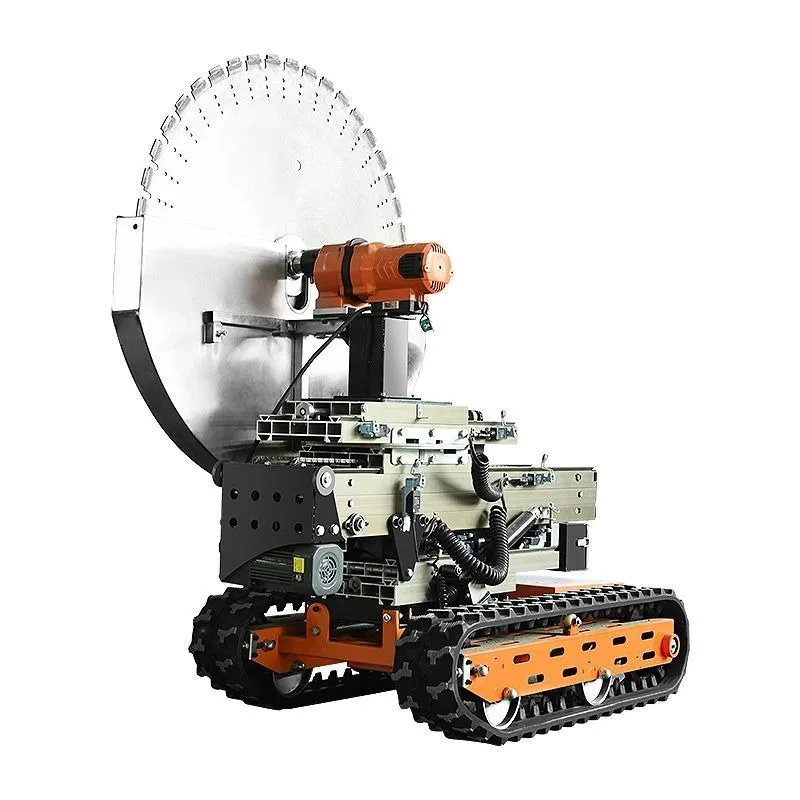 New crawler car wall cutting, punching and slotting three-in-one thickened outdoor universal type