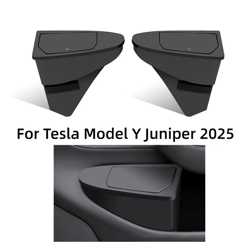 

Для Tesla Model Y Juniper 2025 мусорный бак для хранения передней двери, ящик для хранения дверей автомобиля, многофункциональный ящик для хранения, автомобильные аксессуары