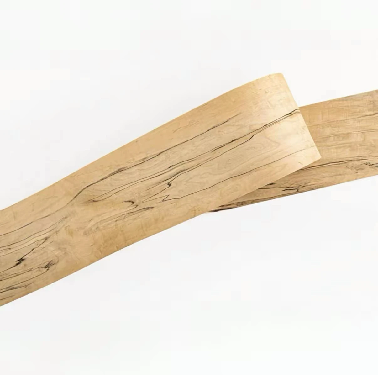 

Natural Black White Ebony Wood Grain Stain Hand Applied Veneer 2.6m Length 0.23m Width 0.5mm Thickness Water Ink Pattern