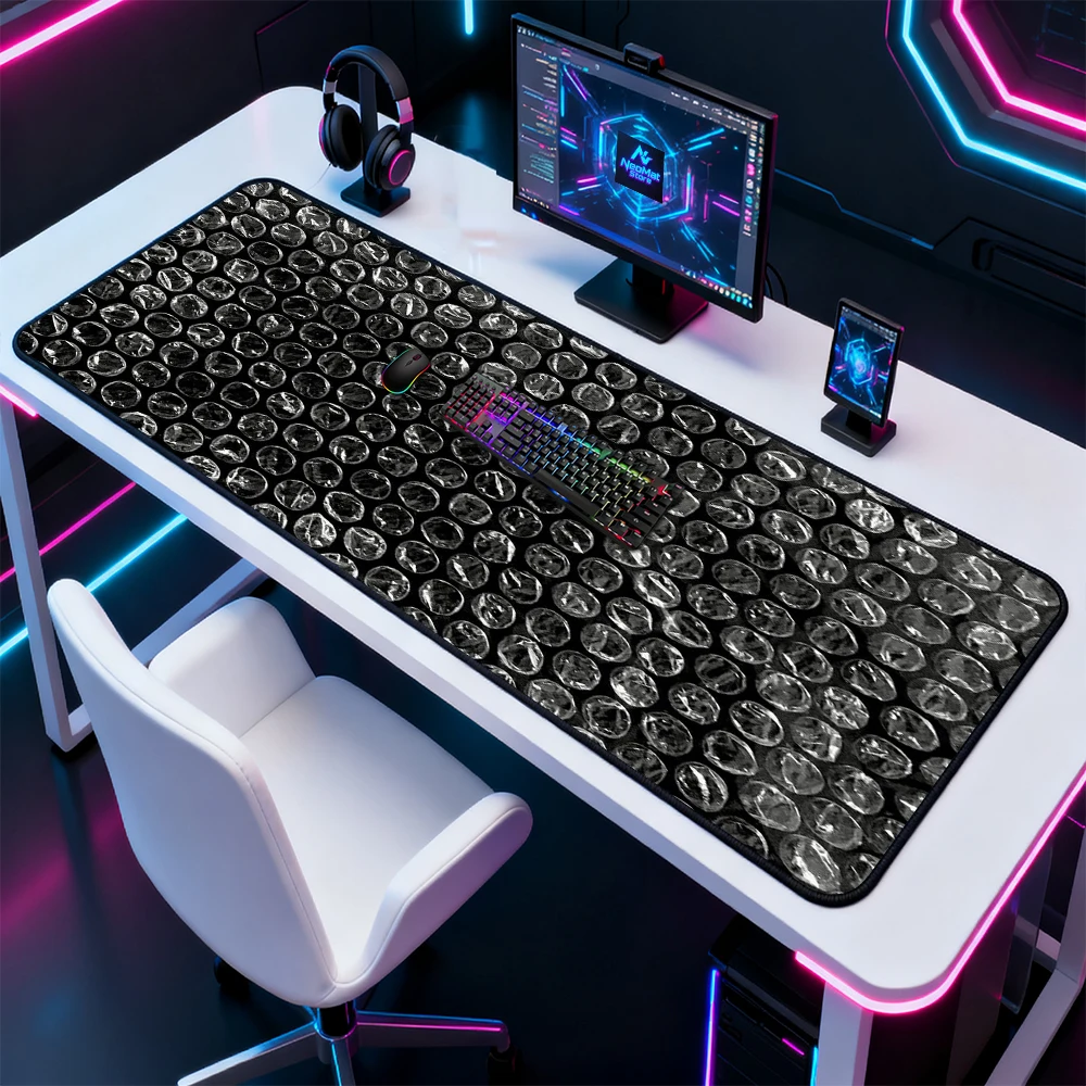 Geometric Mouse Pad Laptop Gaming Desk Mat Texture 180x60 Giant Slip Non Table Crystal Mousepad Smooth Accessories Mousepads