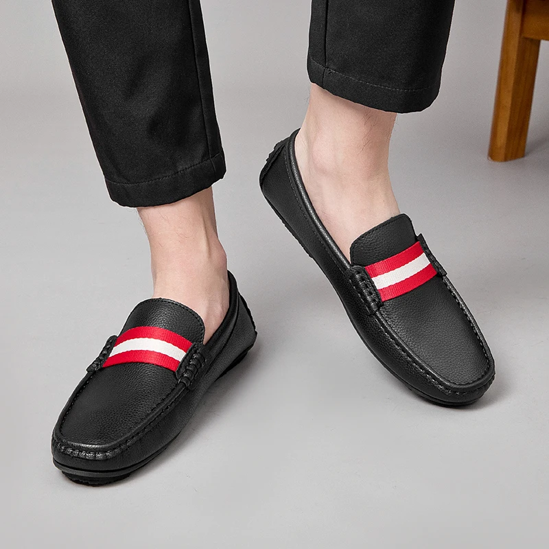 YRZL Mens Loafers Casual Slip On Driving Shoes For Men Breathable Lightweight Comfortable Moccasins Non Slip Fashion Male Shoes