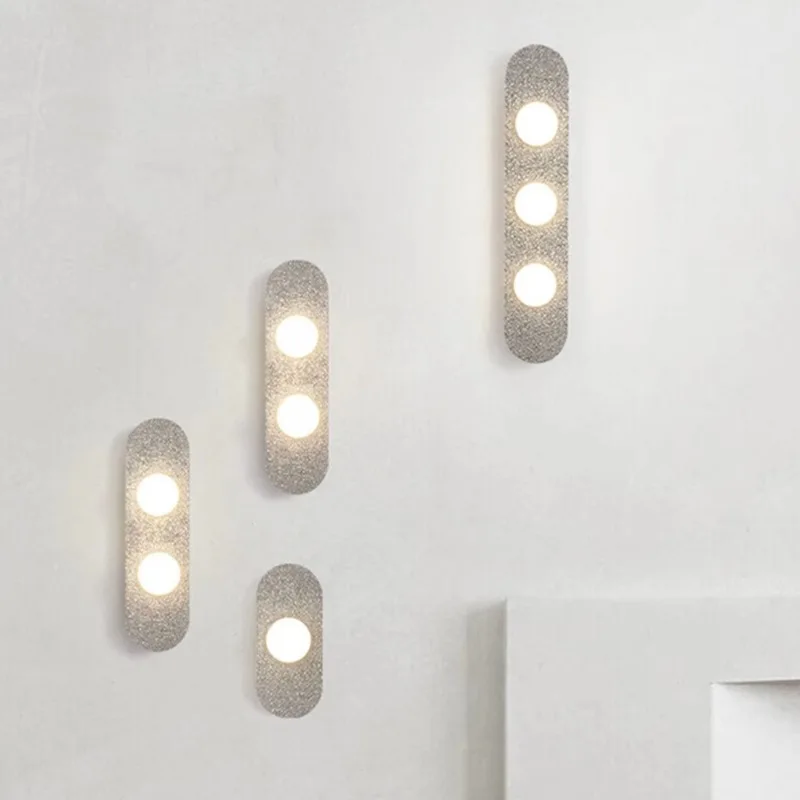 LED Interior Wall Light Three Head Dining Room Study Bedroom Bedside Living Room Decoration Wall Lamp
