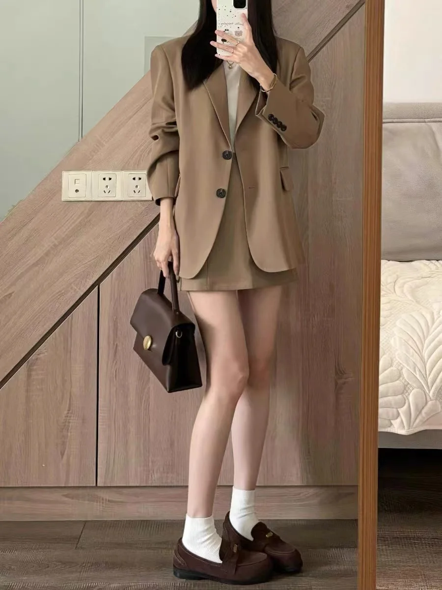 

Long Coat Woman Women'S Blazer Petite Placket Modern Garment Removable Woman'S Tying Look Fahison Fat Special Charming Tender