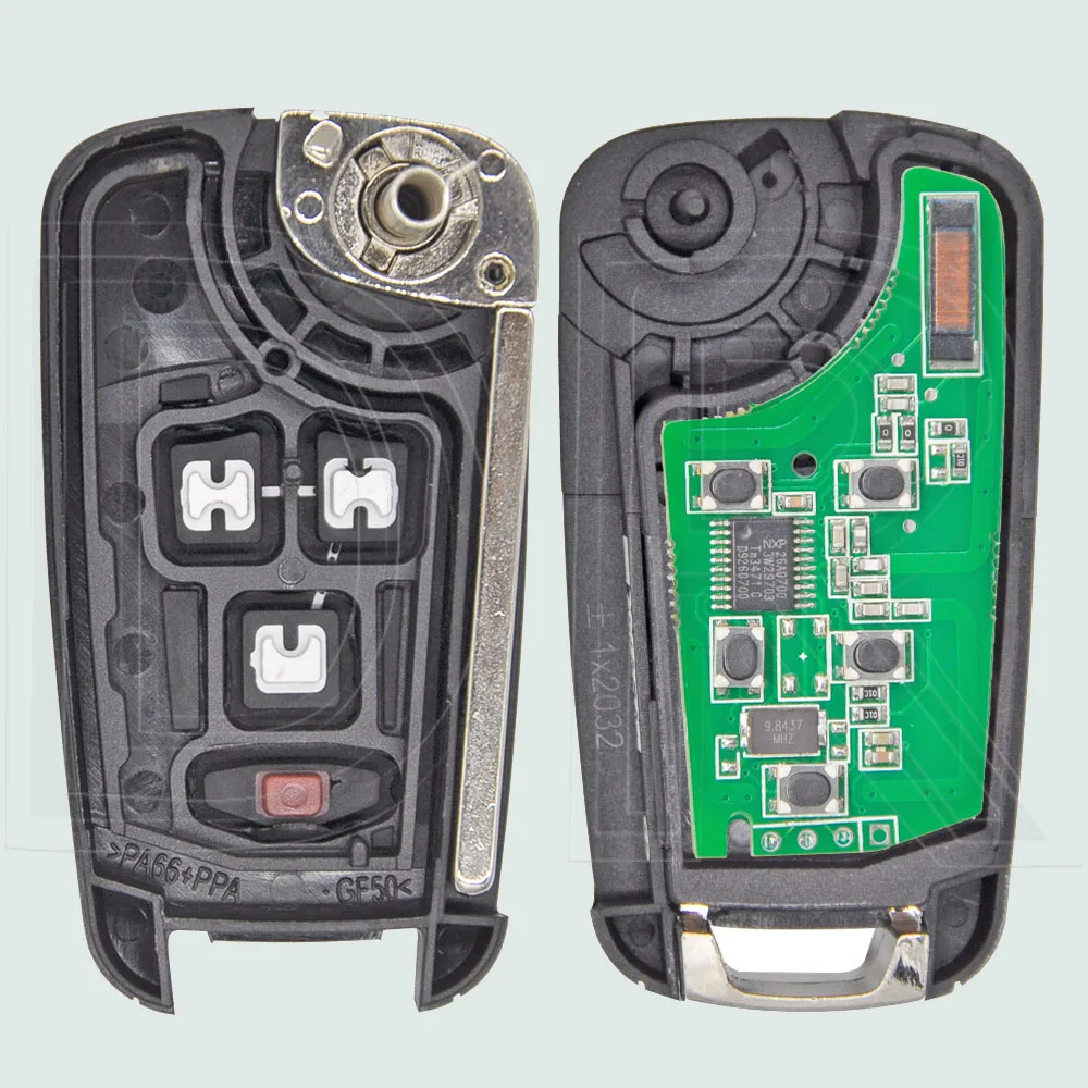 DR ID46 PCF7937 PCF7952 315MHz 433MHz Flip Car Remote Control Key For Chevrolet Malibu Cruze orlando Equinox Aveo Spark Sail