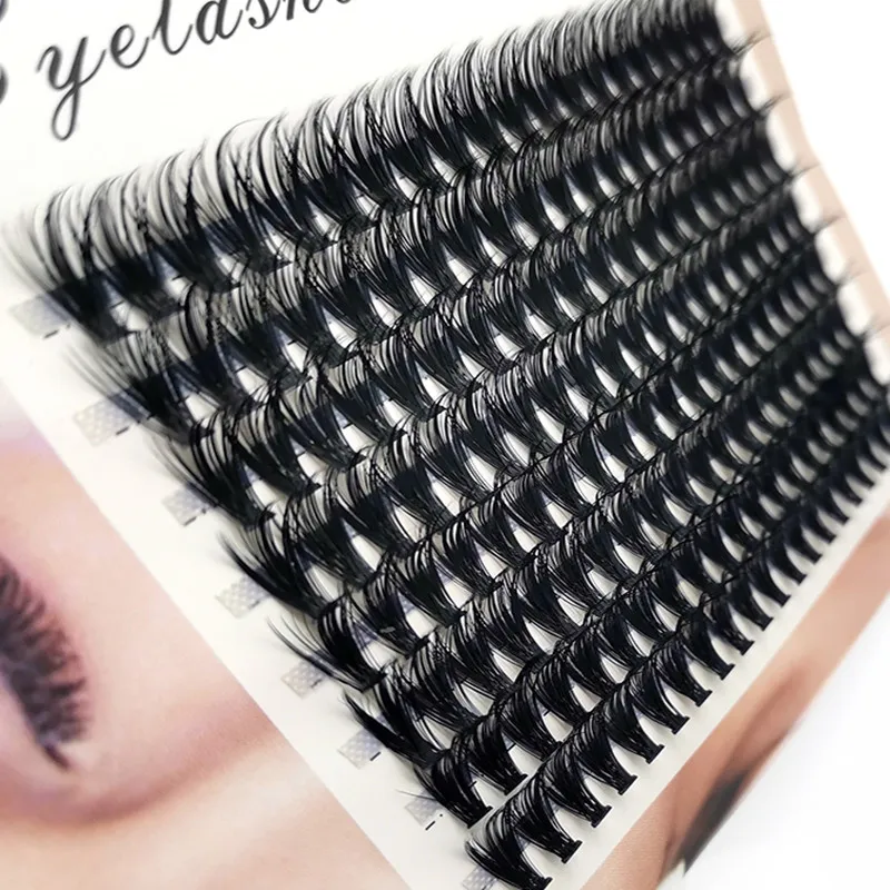 60/100/160Pcs Cluster Professional Makeup Individual Eyelashes Grafting False Eyelashes Eyelash Extension Individual Lash Bunche