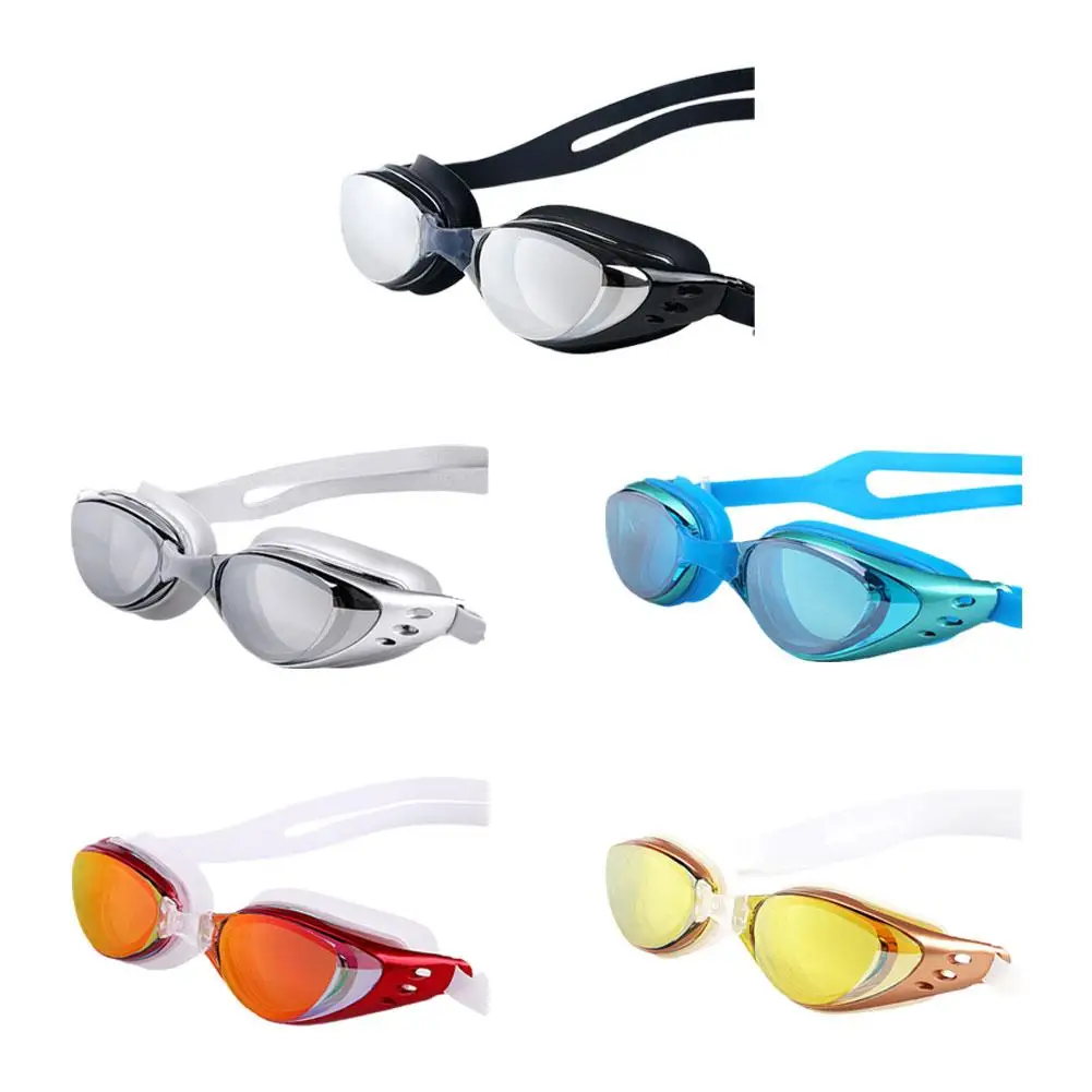 Professional Adult Anti-fog UV Protection Lens Men Women Swimming Goggles Waterproof Adjustable Silicone Swim Glasses