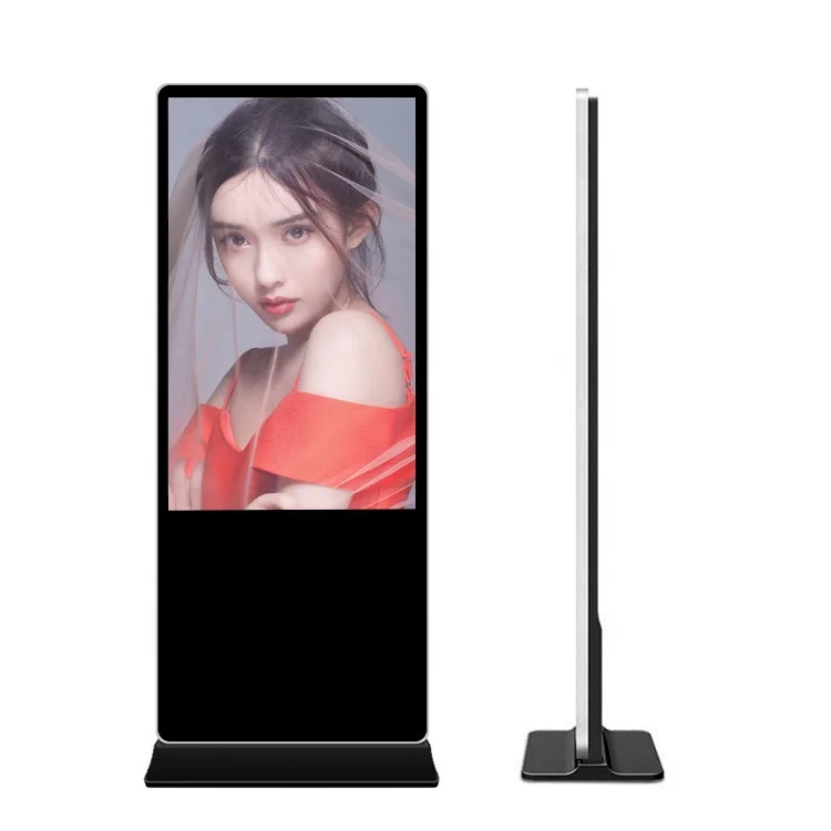 

Industrial Media Video 24h/7 Working Floor Standing Advertising Display Totem Digital Signage Ad Player