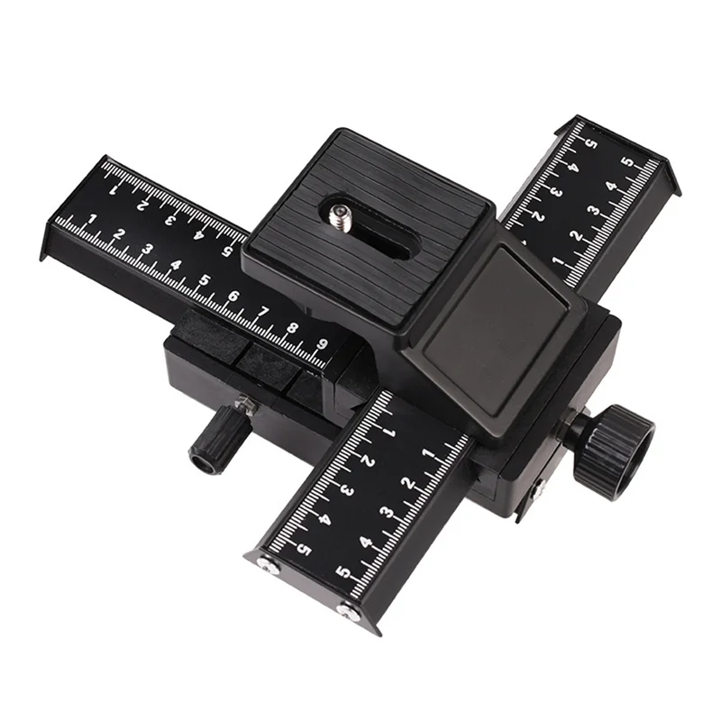 

4 Way Macro Focusing Rail Slider 4 Way Macro Focusing Rail Slider For Close-Up Shot Of Camera Slider