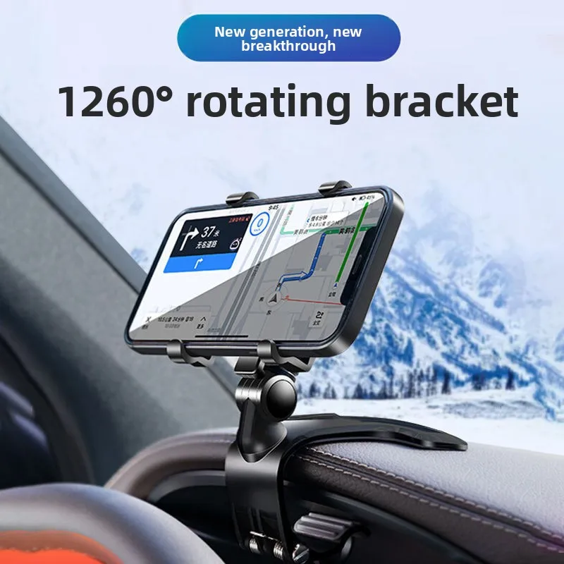 Universelle Auto-Handyhalterung für Armaturenbrett, Rückspiegel, Sonnenblende, Mobiltelefon-Halterung mit Clip, Auto-Gadgets