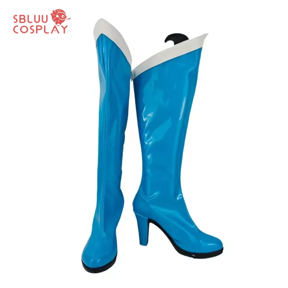 SBluuCosplay Mercury Ami Mizuno chaussures de Cosplay bottes sur mesure