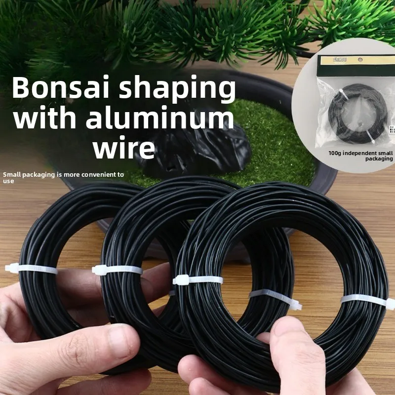 Special Aluminum Wire for Bonsai Modeling Gardening Iron Wire Flower Styling Wire Pan Tie Fixed Potted Plants Fast Delivery