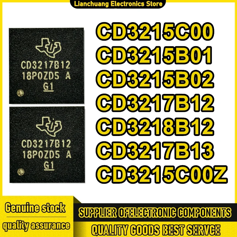 CD3215C00 CD3215B01 CD3215B02 CD3217B12 CD3218B12 CD3217B13 CD3215C00Z BGA Charging IC Chip 100% New Original in stock