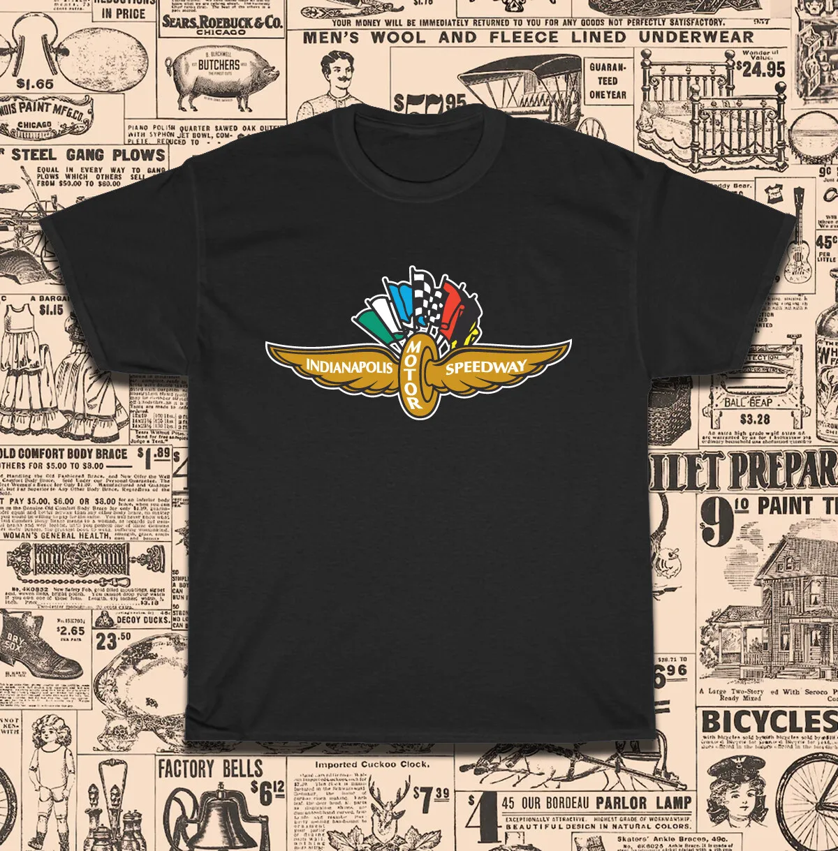 

New Indianapolis Motor Speedway Logo Men's T-Shirt American Size S-5XL T-Shirt