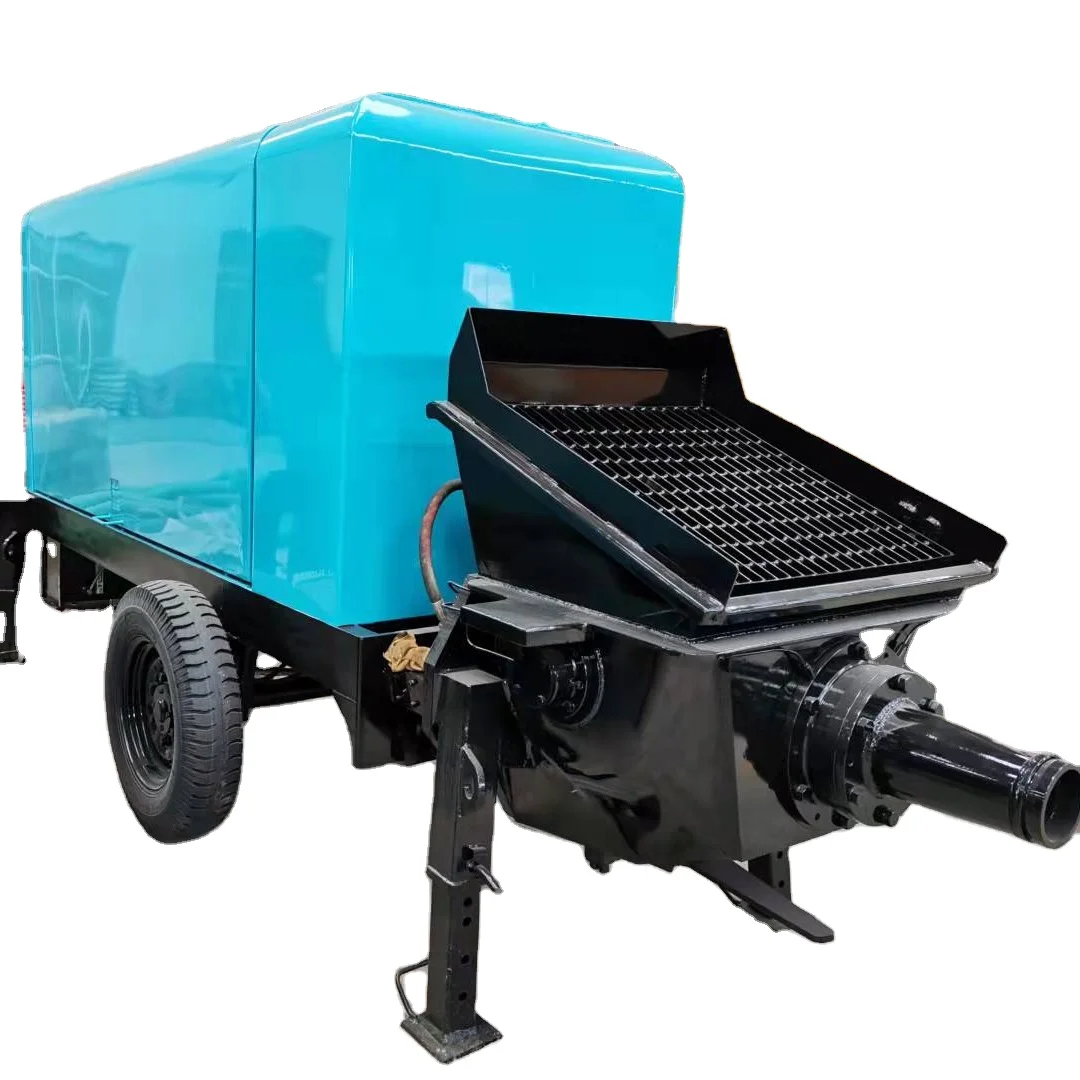 YG Customized Pumpcrete Machine Pumping Small Stationary Diesel Concrete Mini Pump