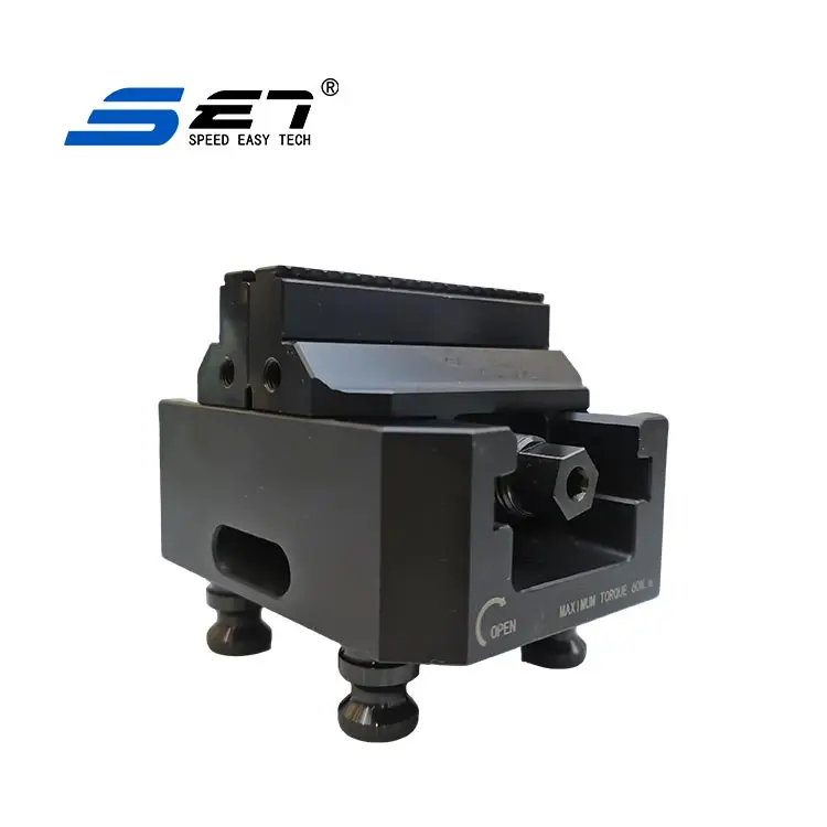 Vice Suitable for Dovetail Clamping Single  Whole Body Alloy Structural Steel CNC Vice with 52mm Broach Spacing