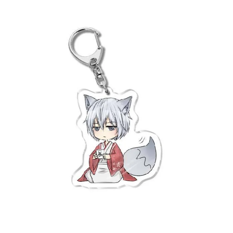 New Anime Kamisama Kiss Kamisama Love Keychain Cute Tomoe Kurama Mi Zu Ki Anime Figures Acrylic Key Chain For Girl Birthday Gift