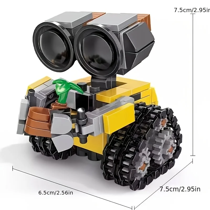 Robot Building Block Model Set, Made of Durable Abs Material, Home Decor Ornament, Collectible Item for Building Block Enthusiasts, the Perfect Gift for Christmas, Halloween, and Birthdays view 6