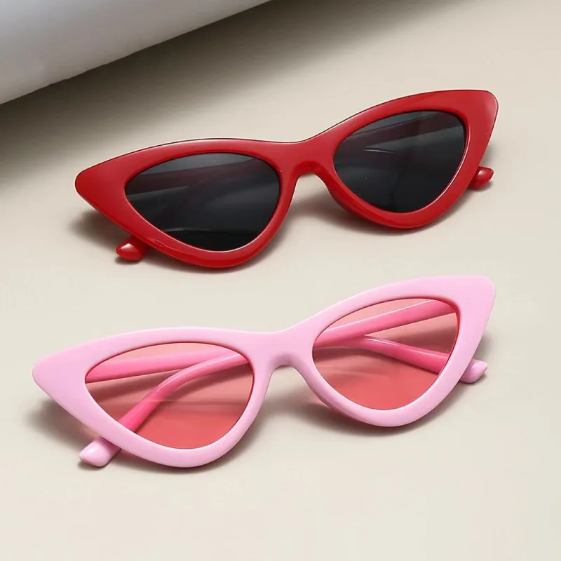 

​​2025 Cat Eye Sunglasses Small Frame Retro Women UV400 Polarized, Lightweight Chic Fashion Unisex Anti-Glare​​