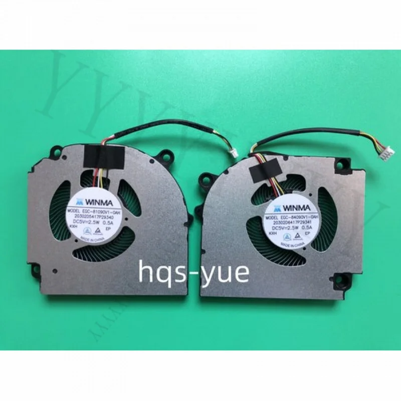 

Q+ Original for CLEVO PD70S COOLING FAN R+L DC5V EGC-84090V1-0AH EGC-81090V1-0AH