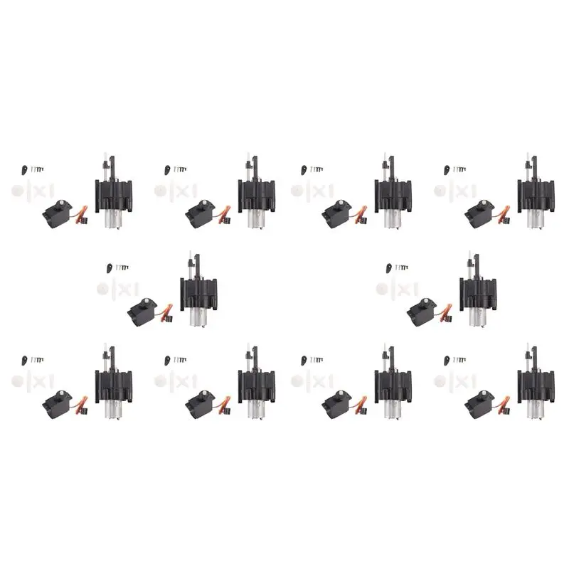ABUM-10X Speed Change Gear Box For WPL B-1 B-24 B-16 C-24 1/16 4WD 6WD RC Car Crawler 10Km/H-30Km/H Remote Control