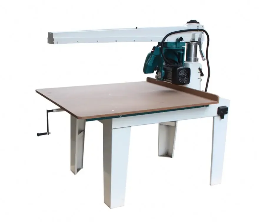 Segatrice a bilanciere manuale Sega a braccio radiale Sega a imbracatura a braccio circolare Prezzo radiale Taglio di pannelli a densità di legno massello