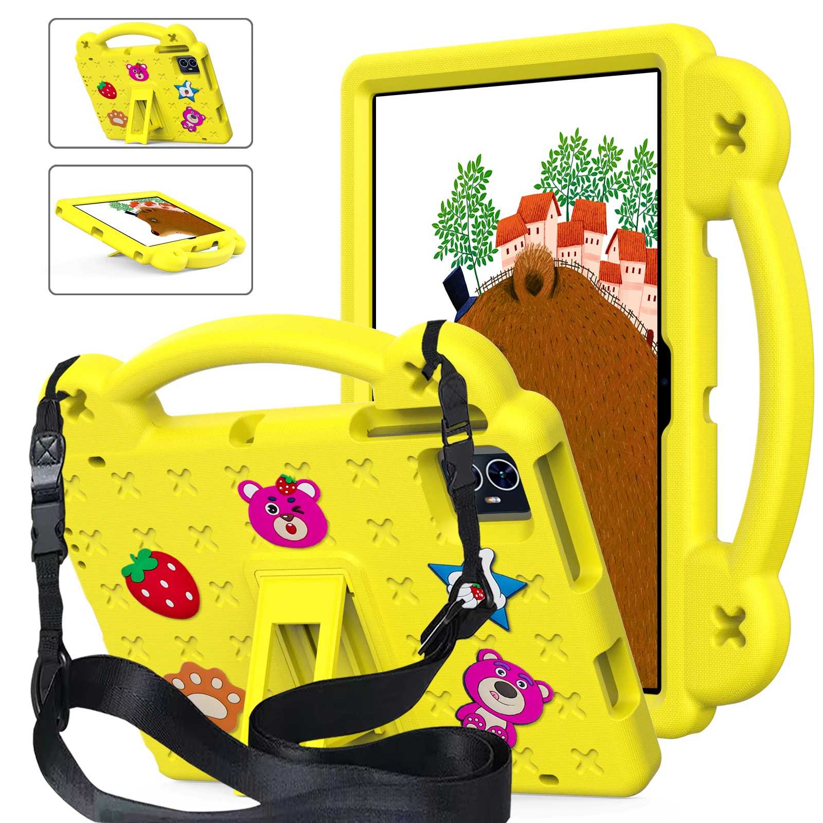 

EVA Portable Shockproof Kids Safe Handle Stand Tablet Cover Case For Teclast HD 10.1 M50 Pro 10.1 2023 Case