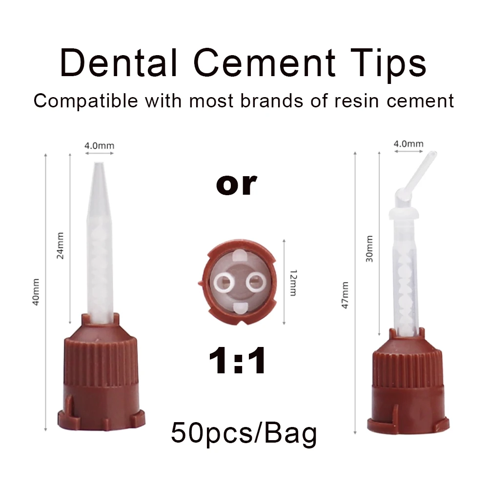 Puntas de cemento dental para Ivcolar Multilink Speed Kerr NX3 Maxcem Elite BISCO Duo-link 3M U200 Total C-Ram-mezclador de cemento para odontología