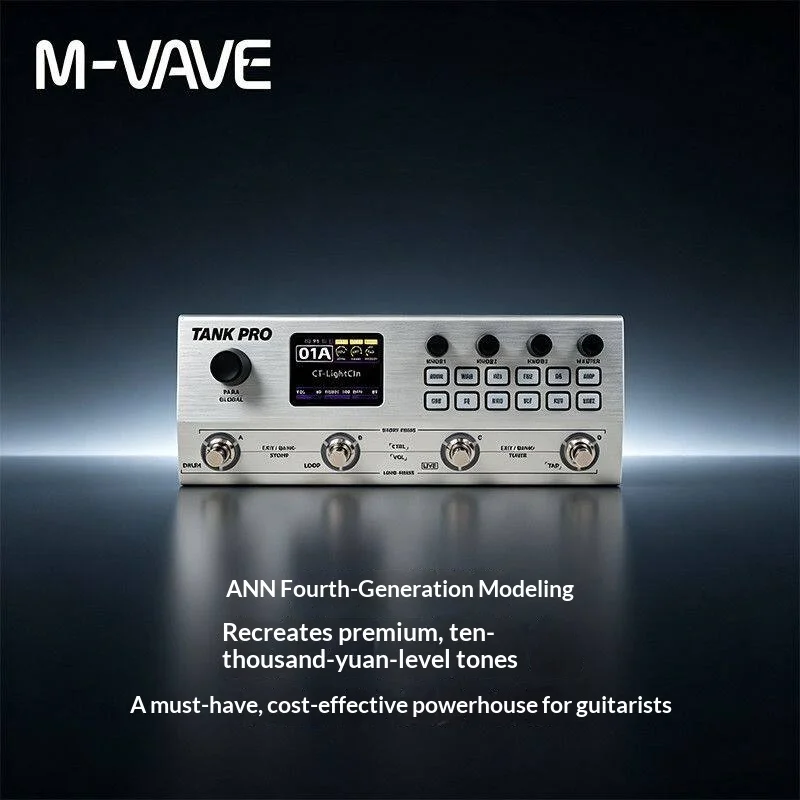 M-VAVE TANK-PRO guitar/bass synthesizer ANN fourth generation modeling and reproduction of tens of thousands of yuan level timbr