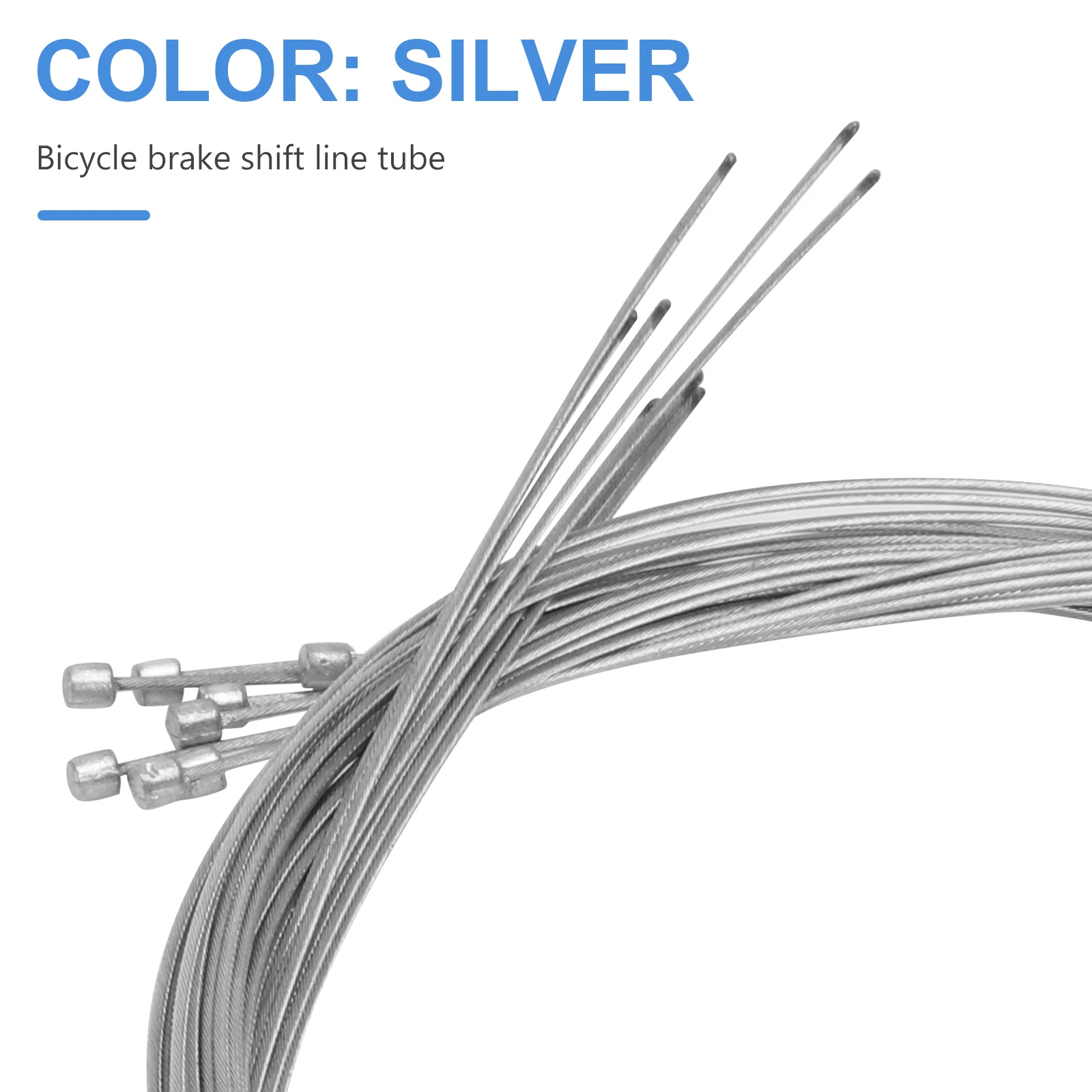 8pc Bicycle Shifting Cable Housing Kit For Mountain Road Bike Brake Shift Line Ptfe Lubricated Protection Sleeve Bike Shifting