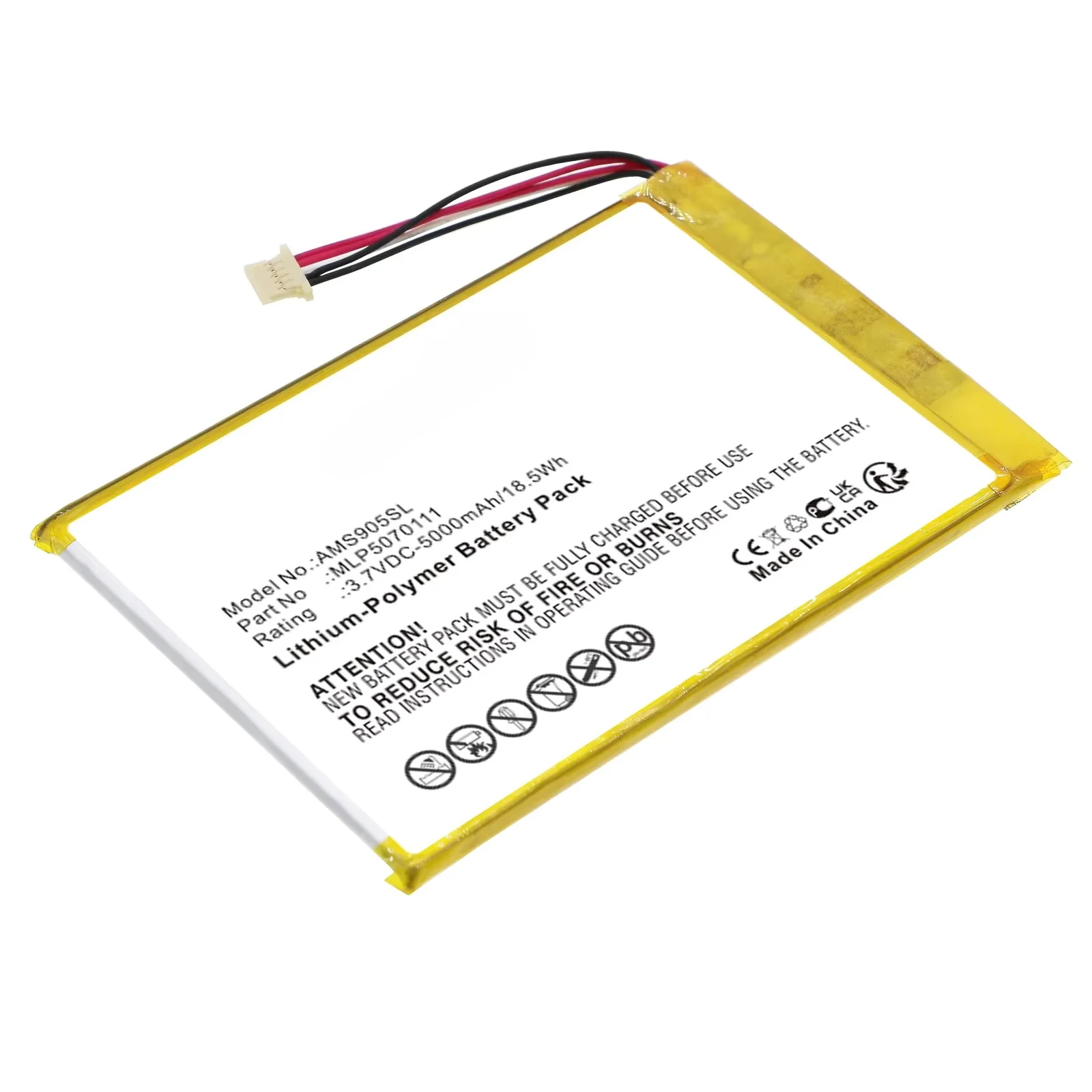 5000mAh Replacement Battery for Autel MaxiSys Mini MS905 MS906 MY905 MK808 MK808BT MK808TS MP808 MP808TS DS808 MK808IM