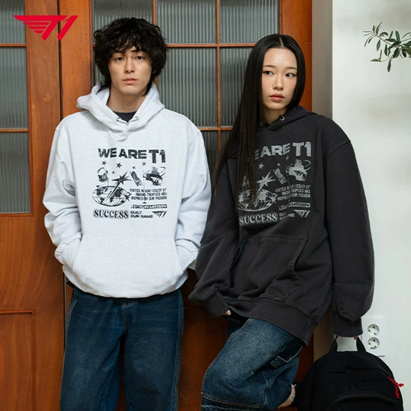T1 Esports 2026 League of Legends World Finals Hoodie, Faker Same Style Sweatshirt, Casual Top for LOL Esports Game Supporters