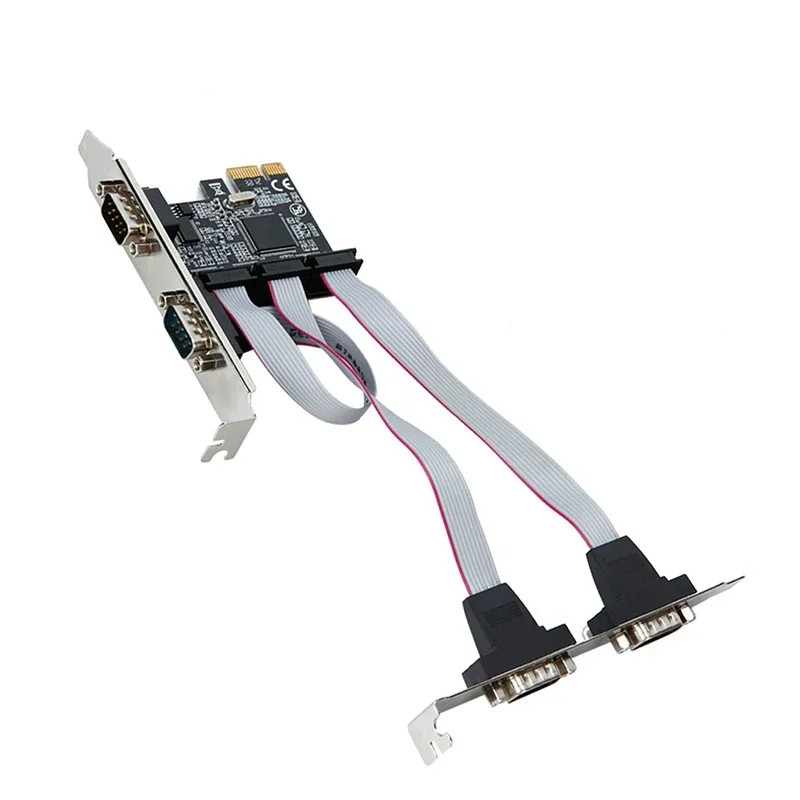 PCI express Add on card 4 ports Serial riser card Multi RS232 DB9 COM port PCIe I/O expansion card TXB071