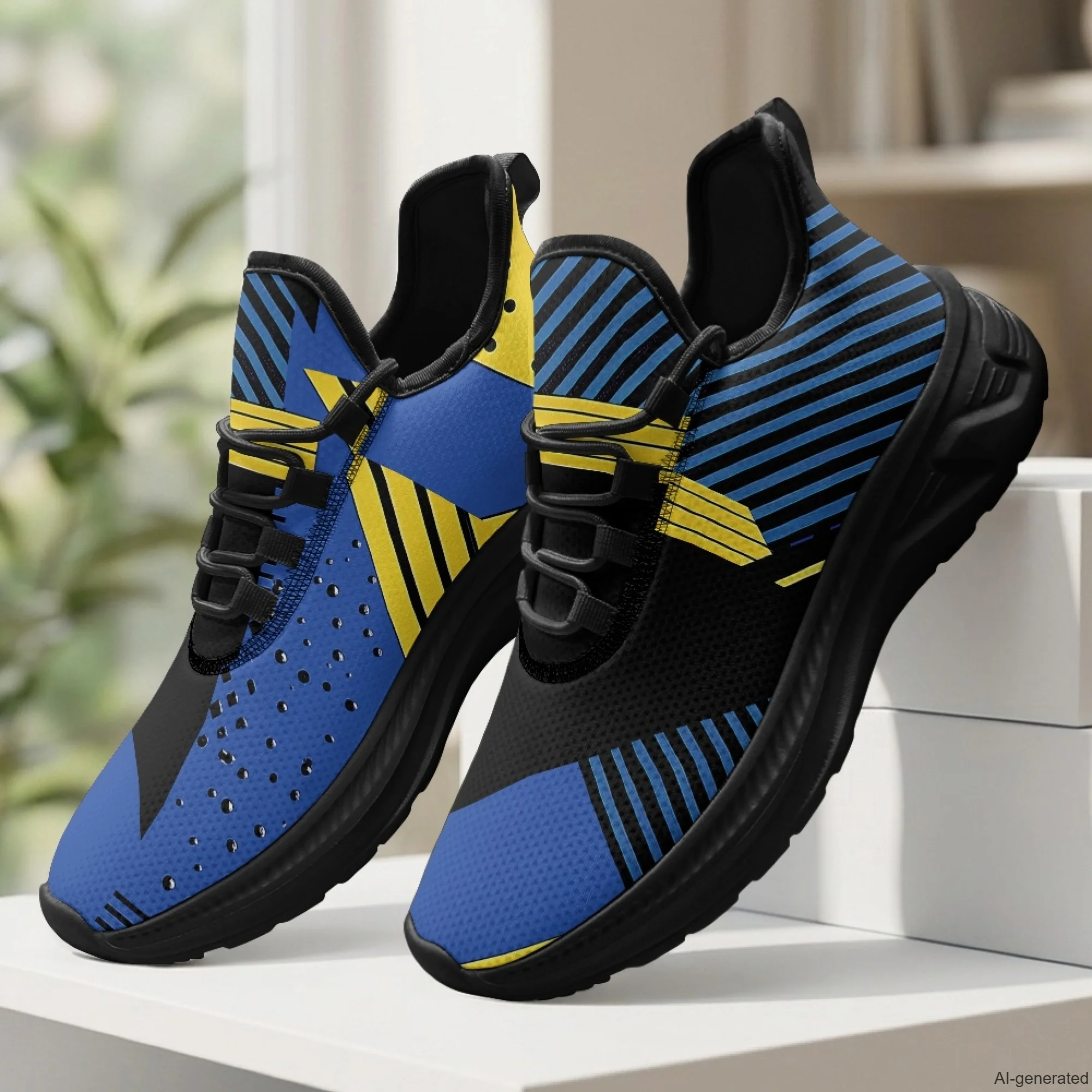 XIXIRIMIDO Womens Walking Shoes Nurse Shoes Nurse Sneakers Geometric Patterns Tenis Masculino De Corrida Barefoot Shoes 35-48