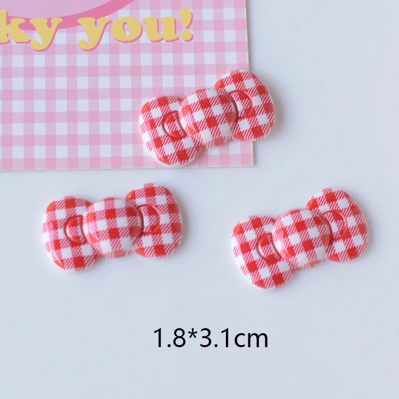 10 قطعة اكسسوارات مرحبا كيتي لطيف القوس الكرتون Kt النساء المنتجات جراب هاتف دبوس الشعر حذاء زهرة DIY بها بنفسك المواد هدية بالجملة #5