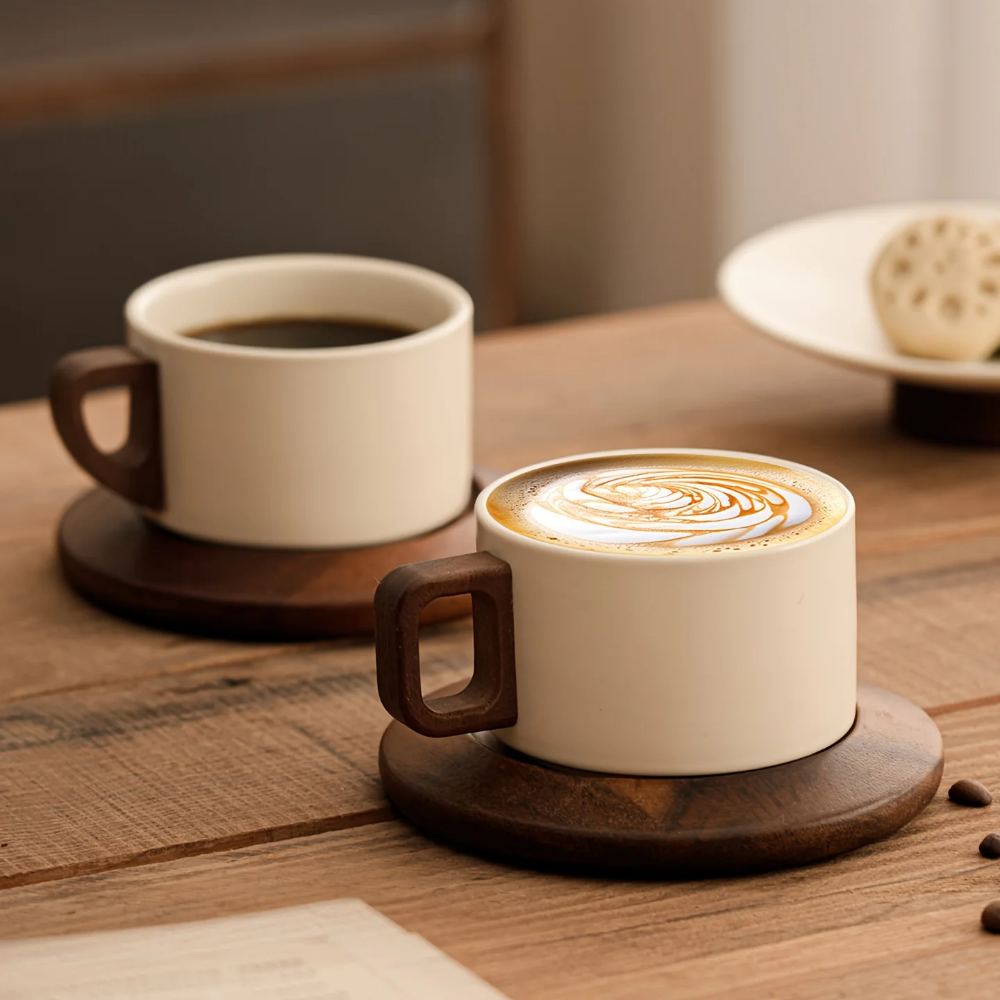 ceramic-coffee-mug-with-wood-handle-cream-white-creative-mugs-elegant-table-decor-for-home-office-cafe-hot-tea-drinks-coffee-cup