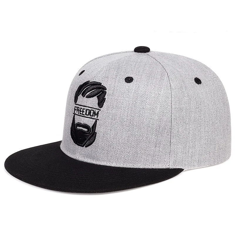 Modna czapka z daszkiem Old Man haft letnia czapki przeciwsłoneczne swobodna czapka typu Snapback regulowana czapki hip-hopowe Gorras