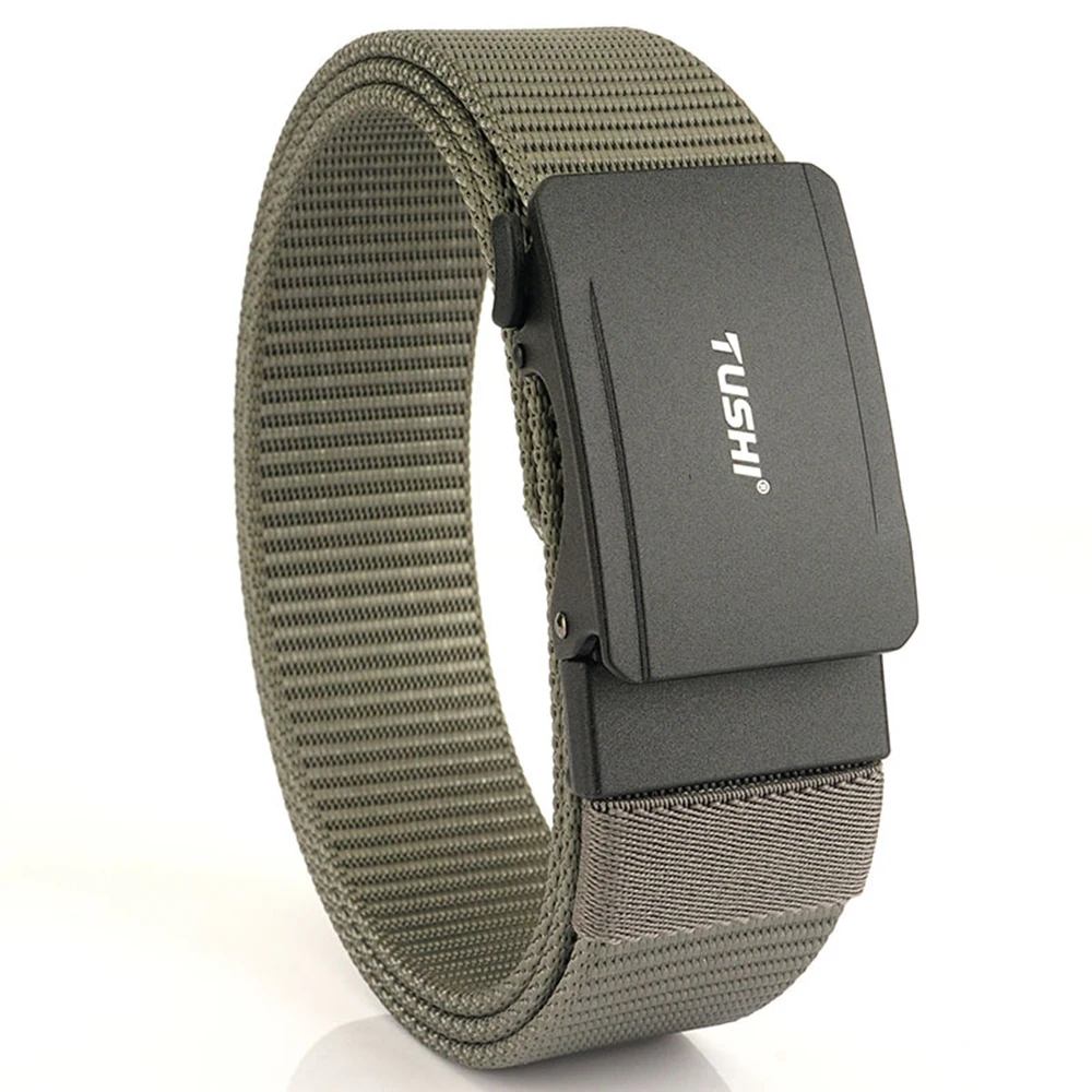 TUSHI Neuer Automatischer Schnallengürtel Leichter Komfortabler Nylon-Militärgürtel Outdoor-Jagd Multifunktionaler Taktischer Gürtel Canvas Herrengürtel – Detail 18