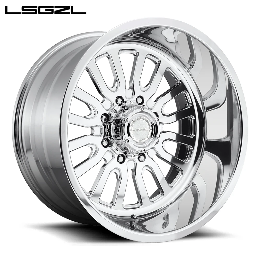 LSGZL Hot Factory 18 19 20 21 22 Inch Best Quality Colorful 2pcs Concave Big Lip Forged Car Wheels 17 Inch Wheels rim Wheel