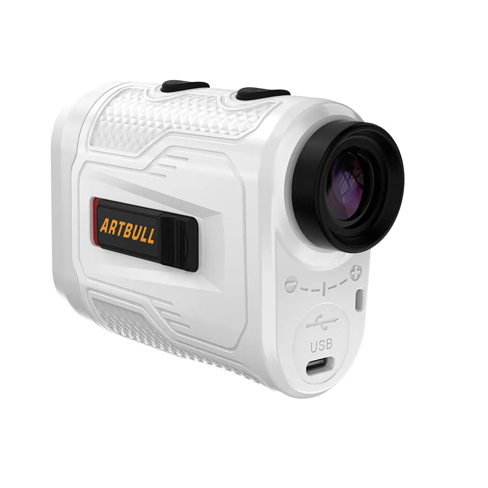 7 Modes 650m Rechargeable With Magnet Slope Adjusted Flag-Lock Vibration Laser Distance Meter Rangefinder Golf Magnet