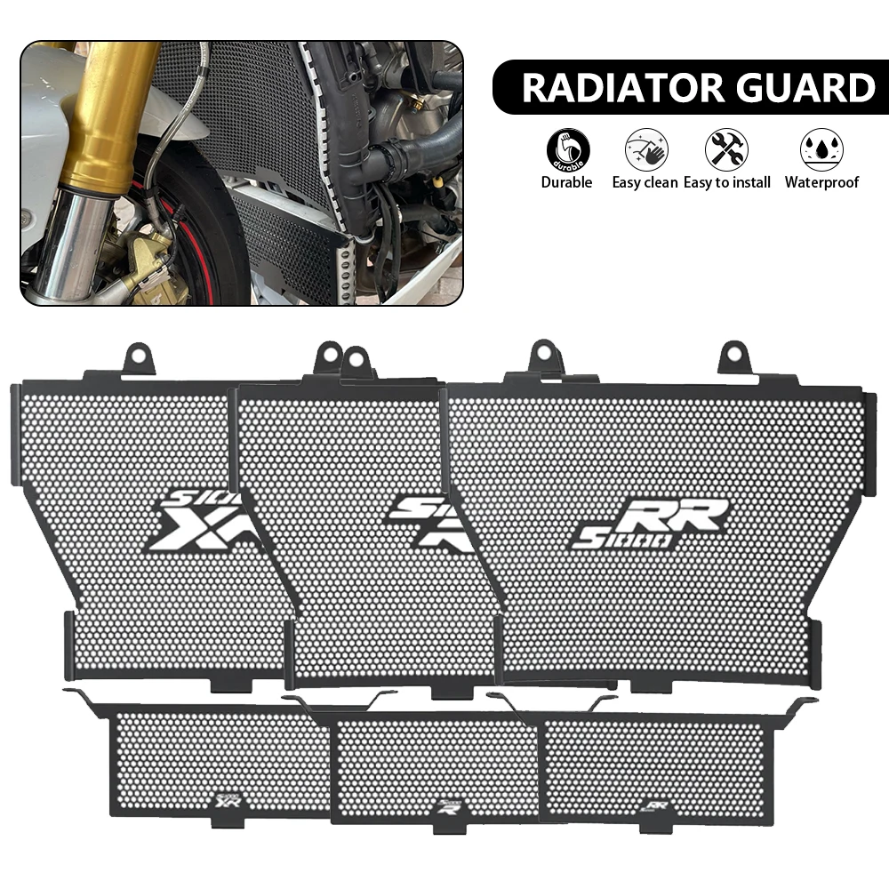 

Motorcycle Radiator Grille Oil Cooler Guard Cover Set For BMW S1000RR S1000R S1000XR Sport SE S 1000 R RR XR S1000 XR 2015-2019