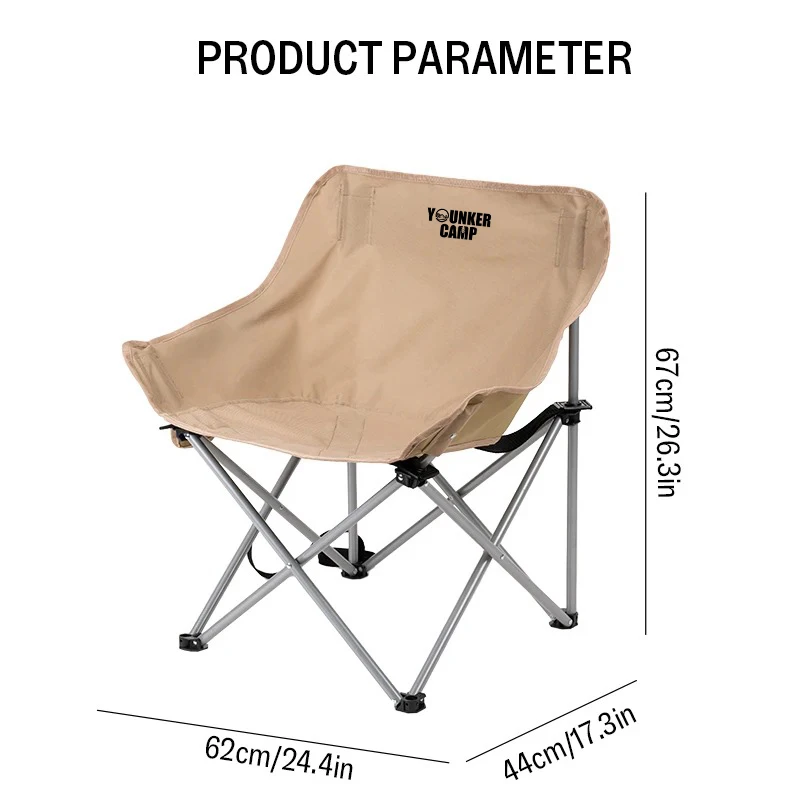 Portable Folding Camping Moon - Fishing Backpack recension och pris