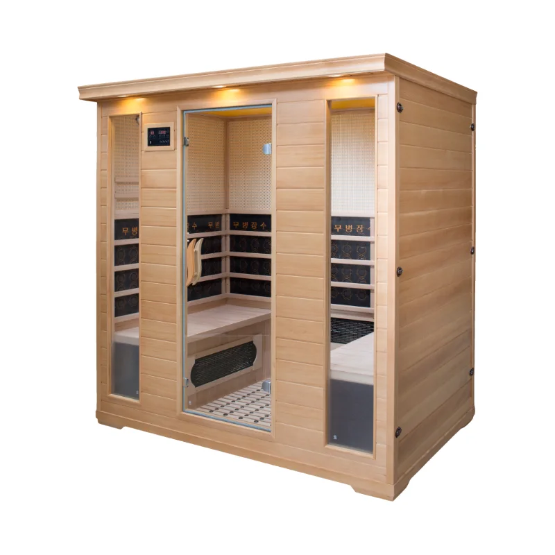 1-2 pessoas ao ar livre Cubo de cedro Sauna Room Square Spa Sauna Cabine do fabricante