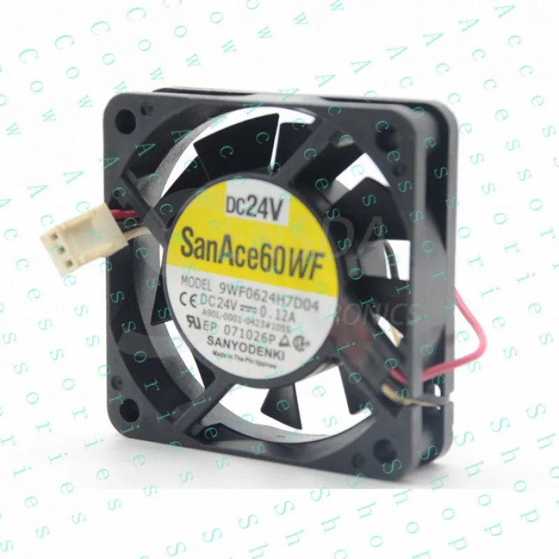 

PP+ FOR SANYO 9WF0624H7D04 Fan 60x60x15mm 24V 0.12A 3-PIN for FANUC A90L-0001-0423