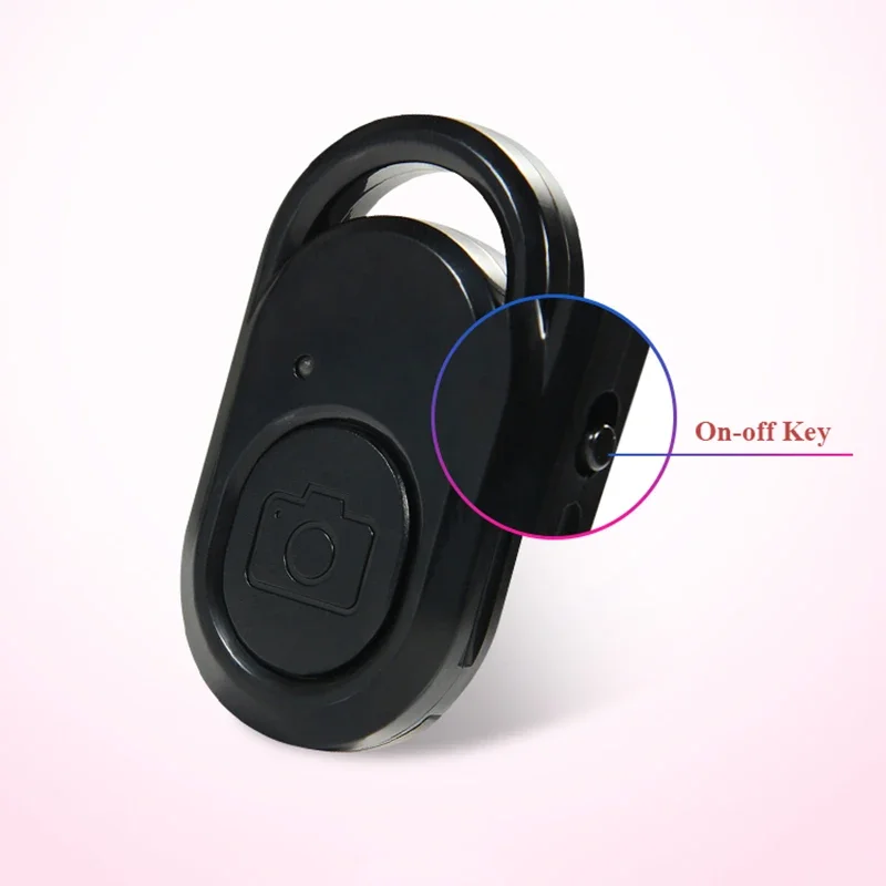 1 PCS Black Wireless Bluetooth self-timer selfie stick Shutter Release Wireless Remote Control for for IOS Android