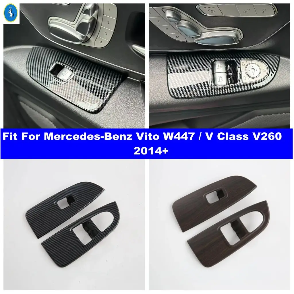 

Car Inner Door Armrest Window Lift Button Panel Cover Trim Accessories For Mercedes-Benz Vito W447 / V Class V260 2014 - 2021