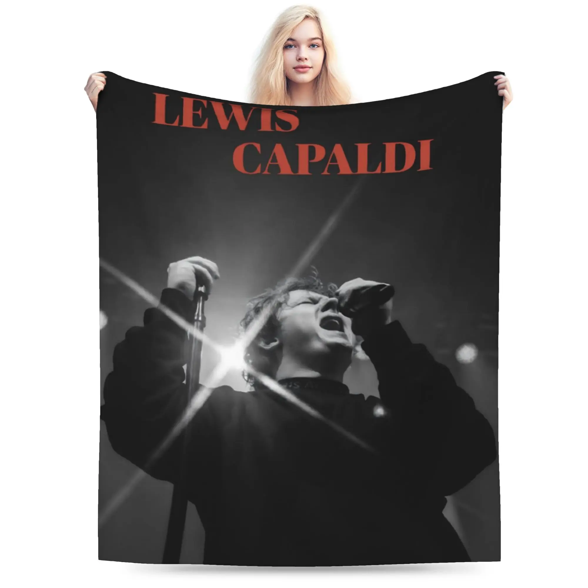 Lewis Capaldi Tour 2026 Blanket Multi-size Super Soft Cozy  Throw Blankets for Sofa Couch and Bed