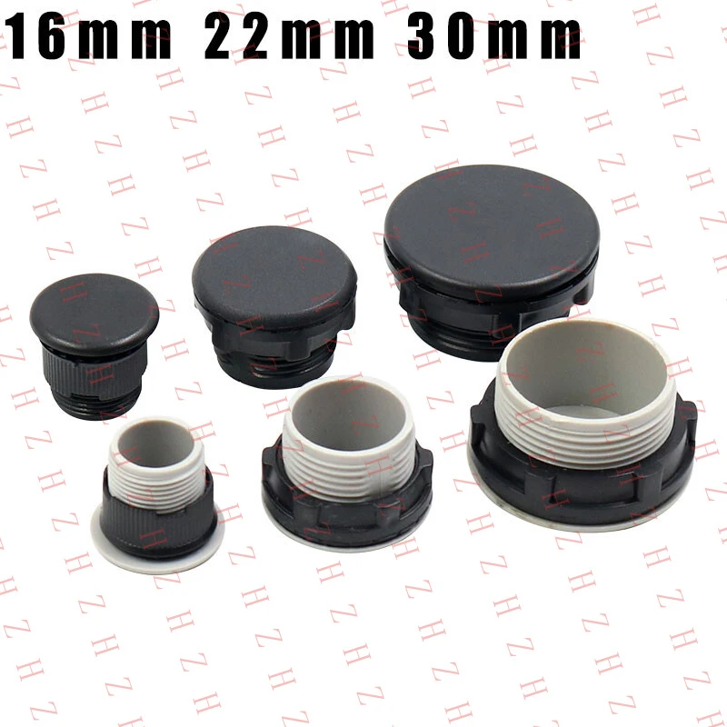 

U+ 16 22 30mm Round Plastic End Caps Tube Inserts Blanking Plugs Bungs Black Gray【Wholesale private message sellers】