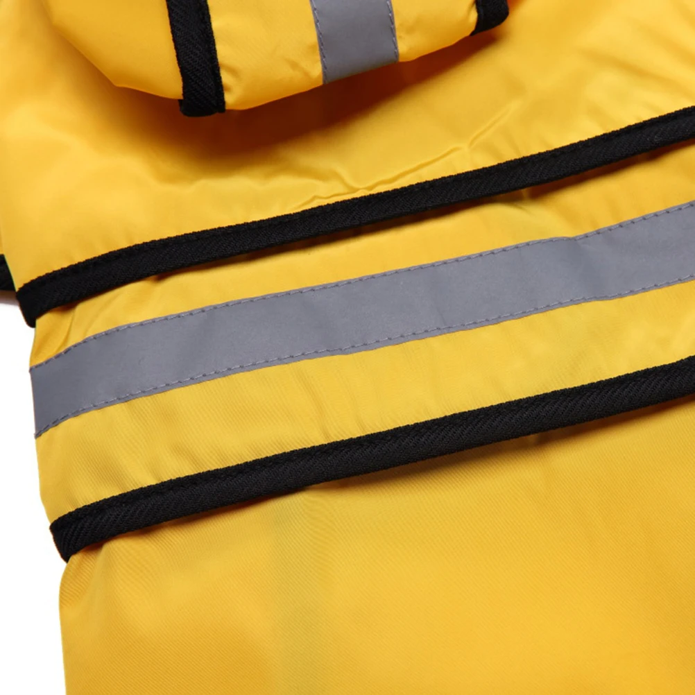 

Pet Reflective Raincoat Waterproof Dog Raincoats Puppy Jacket Golden Retriever Small Pets Hooded Jumpsuit Rainwear