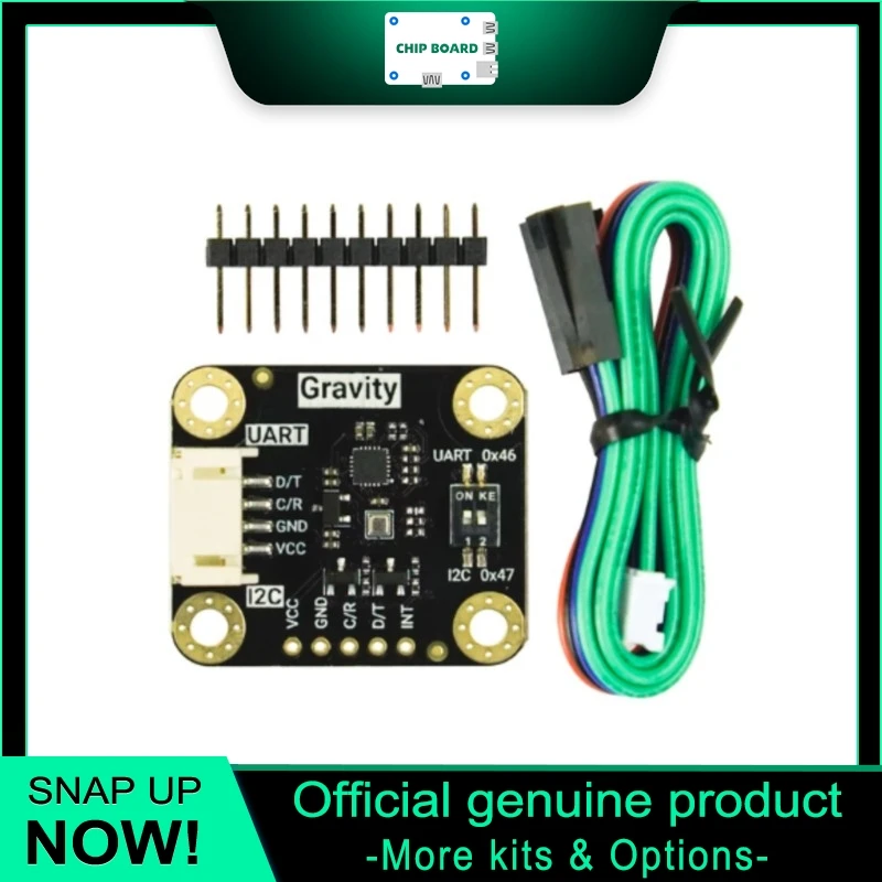 DFRobot Gravity BMP581 Barometric Pressure Sensor Board with Bosch BMP581, ±0.3hPa Precision, I2C UART Interface