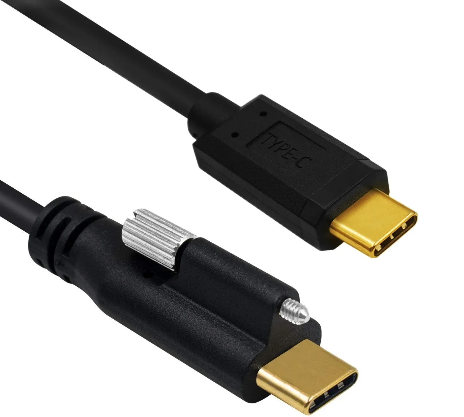 بيانات USB 3.1 Type-C ذكر إلى USB-C ذكر مع كابل لولبي 10Gbps 5A 0.3m 1m 2m